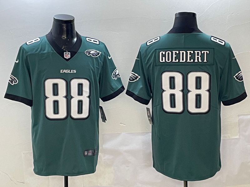 Men Philadelphia Eagles 88 Goedert Green Second generation Nike 2025 Limited NFL Jersey style 5